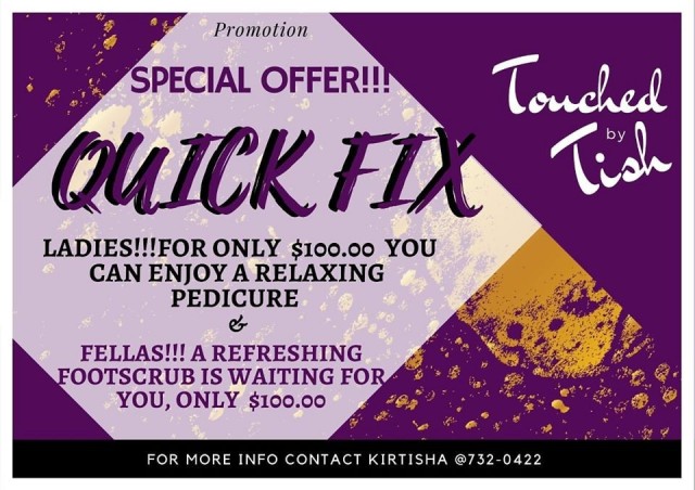 Professional Pedicure or Foot Scrub!