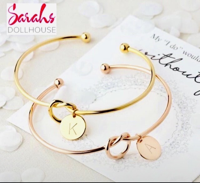 Specially Priced Initial Knot Bangles